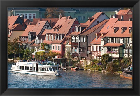 Framed Tour Boat in Little Venice Print