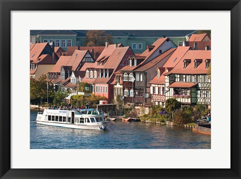 Framed Tour Boat in Little Venice Print