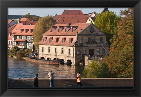 Framed Obere Brucke, Little Venice, Germany Print