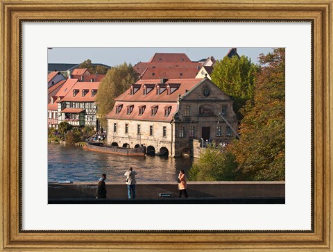 Framed Obere Brucke, Little Venice, Germany Print