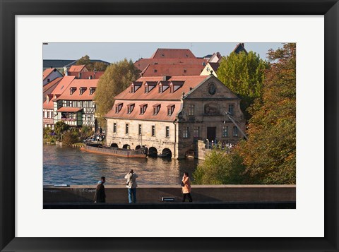 Framed Obere Brucke, Little Venice, Germany Print