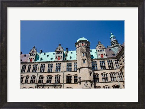 Framed Helsingoer Kronborg Castle Print