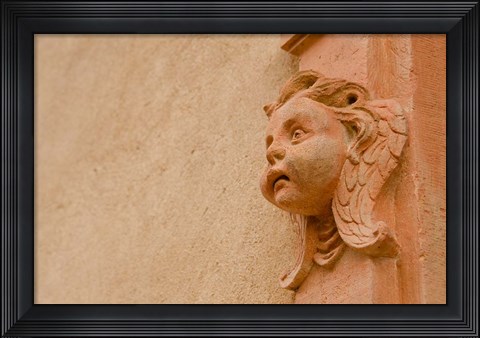 Framed House of Heads, France Print