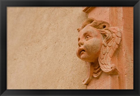 Framed House of Heads, France Print