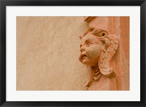 Framed House of Heads, France Print