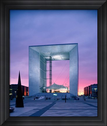 Framed La Grande Arche, Paris Print