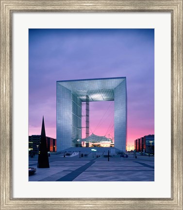 Framed La Grande Arche, Paris Print