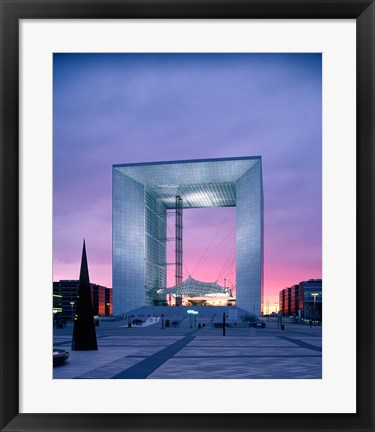 Framed La Grande Arche, Paris Print