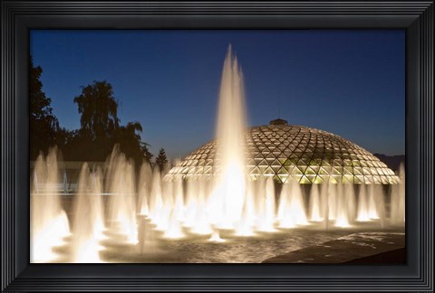 Framed Bloedel Conservatory, Queen Elizabeth Park Print