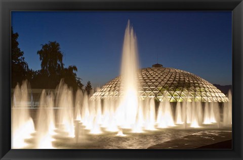 Framed Bloedel Conservatory, Queen Elizabeth Park Print