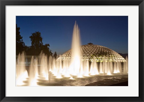 Framed Bloedel Conservatory, Queen Elizabeth Park Print