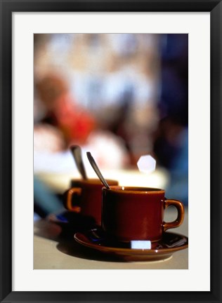 Framed Cafe, Aix En Provence, France Print