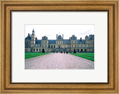 Framed Fontainebleau Palace, France Print