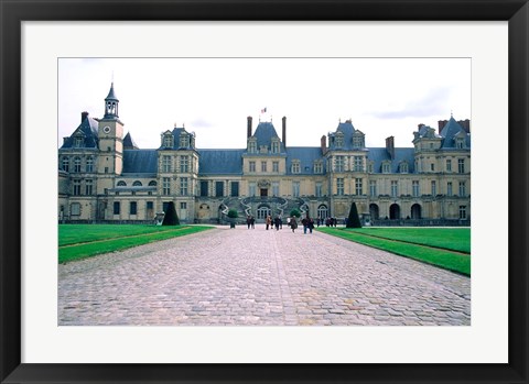 Framed Fontainebleau Palace, France Print