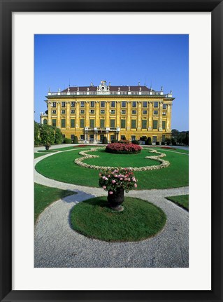 Framed Schonbrunn Palace, Vienna, Austria Print