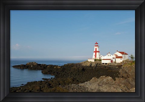 Framed East Quoddy Lighthouse Print