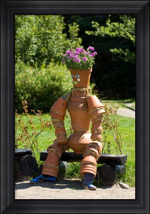 Framed Kingsbrea Gardens, New Brunswick Print