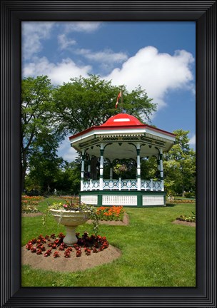 Framed Nova Scotia, Victorian City Garden Print