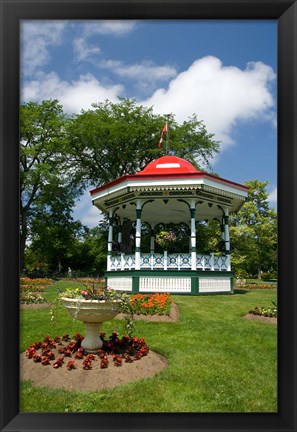 Framed Nova Scotia, Victorian City Garden Print