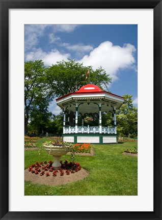 Framed Nova Scotia, Victorian City Garden Print