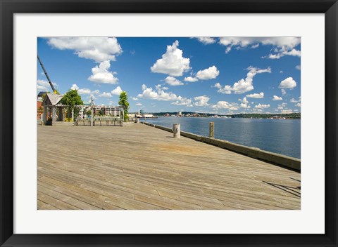 Framed Nova Scotia, Halifax Cruise Ship Print