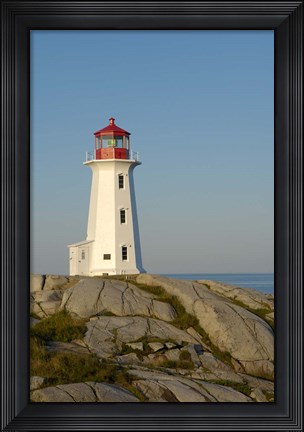 Framed Peggy&#39;s Cove Lighthouse Print