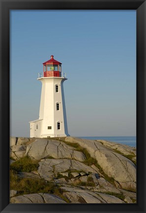 Framed Peggy&#39;s Cove Lighthouse Print