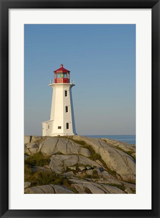 Framed Peggy&#39;s Cove Lighthouse Print