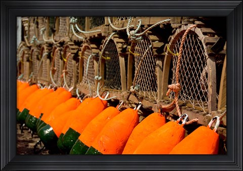 Framed Prince Edward Island, Rustico Lobster Fishing Print
