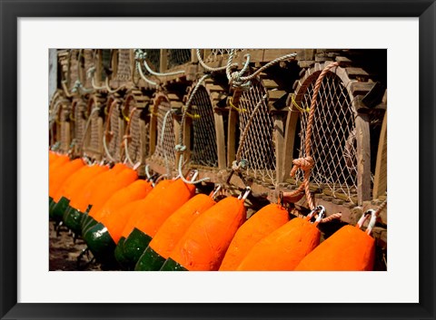 Framed Prince Edward Island, Rustico Lobster Fishing Print