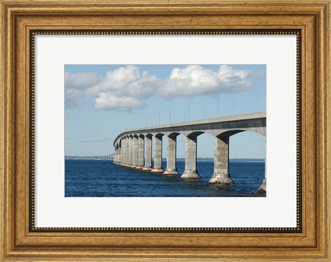 Framed Confederation Bridge, Prince Edward Island Print