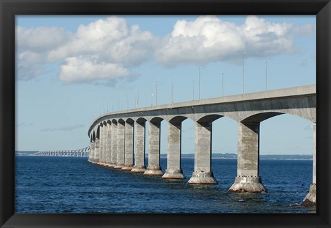 Framed Confederation Bridge, Prince Edward Island Print