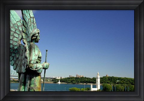 Framed Notre Dame de Bonsecours Print