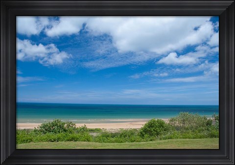 Framed Omaha Beach in Normandy Print