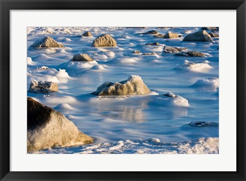 Framed Hudson Bay in the Snow Print