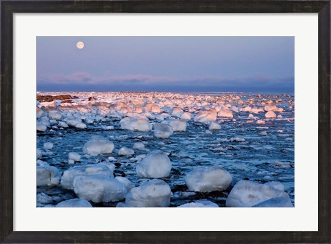 Framed Sunset over Hudson Bay Print