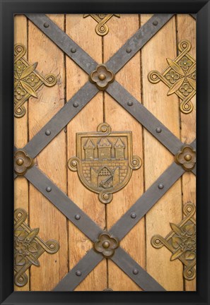 Framed Architectural Details of Prague Print