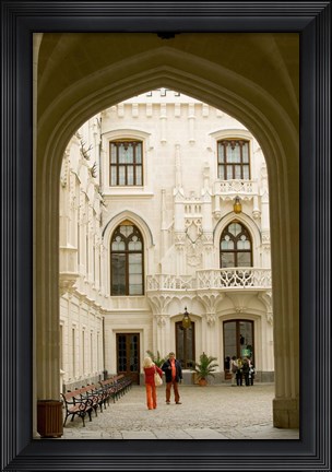 Framed Hluboka Castle, Czech Republic Print