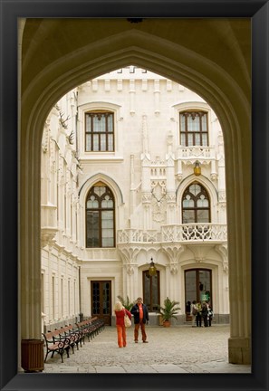 Framed Hluboka Castle, Czech Republic Print