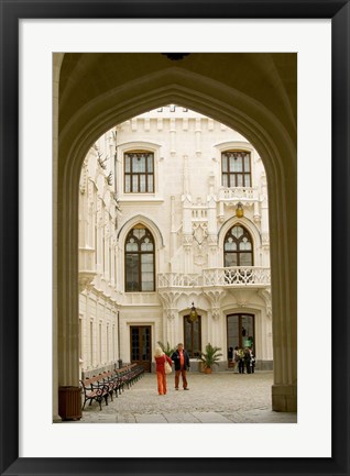 Framed Hluboka Castle, Czech Republic Print