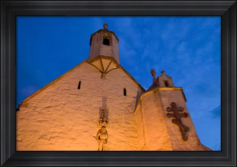 Framed Church in Znojmo, Czech Republic Print