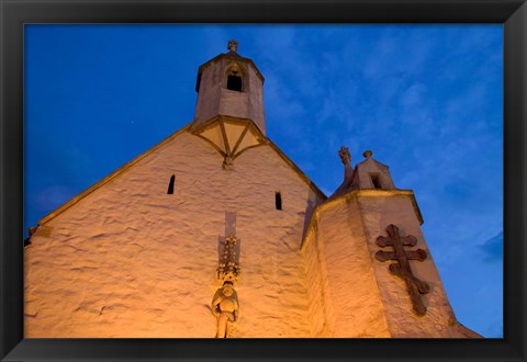 Framed Church in Znojmo, Czech Republic Print