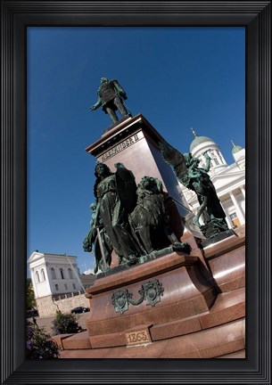 Framed Statue of Emperor Alexander II Print