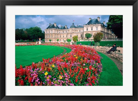 Framed Luxembourg Palace in Paris, France Print