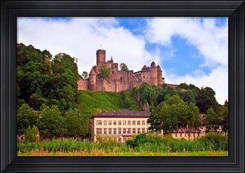 Framed Wertheim Castle, Germany Print
