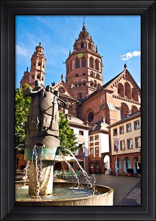 Framed Saint Martin&#39;s Cathedral, Mainz, Germany Print