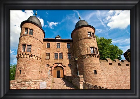 Framed Wertheim Castle, Wertheim, Germany Print
