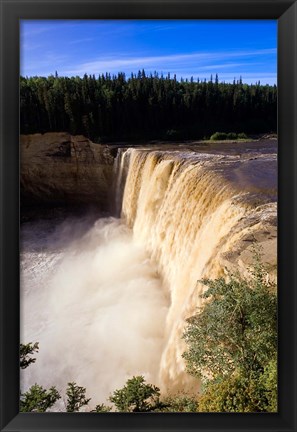 Framed Louise Falls, Twin Falls Gorge Print