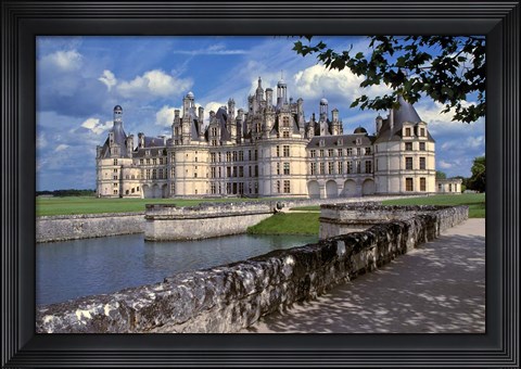 Framed France, Chateau Chambord, Loire Valley Print