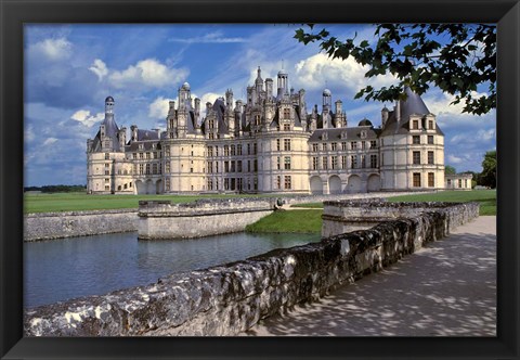 Framed France, Chateau Chambord, Loire Valley Print